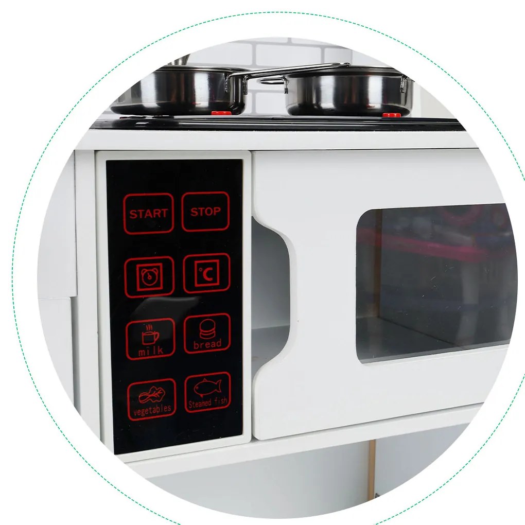 Drevená kuchynka pre deti + zvuky svetiel