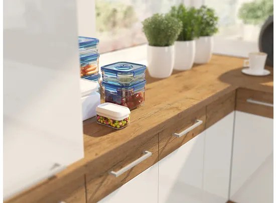 Pracovná doska Woodline, Dĺžka:: 140 cm, povrchová úprava: ľavý