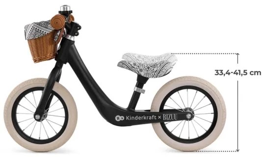 KINDERKRAFT - Odrážadlo RAPID 2 Lunar Black Bizuu