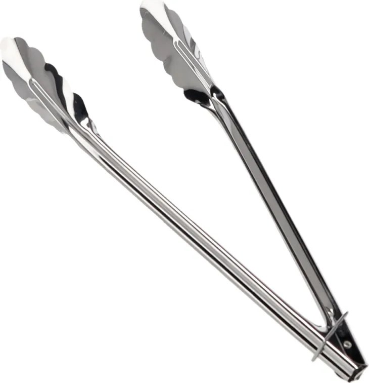 Nerezové grilovacie kliešte MASTER 28 cm strieborné