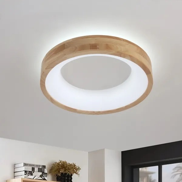 Brilagi-LED Drevené stropné svietidlo FALCON WOOD LED/30W/230V 3000/4000/6000K 45 cm
