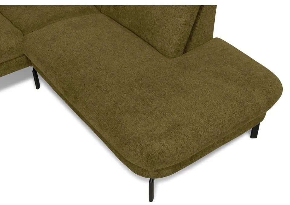 Rohová pohovka v horčicovej farbe (pravý roh) Gomero – Scandic