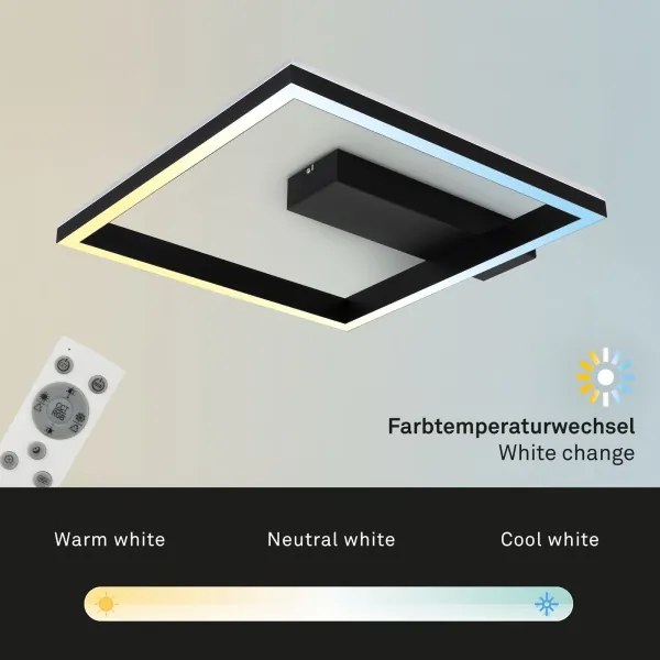 Brilo - LED RGBW Stmievateľný prisadený luster FRAME LED/18W/230V 2700-6500K+ DO