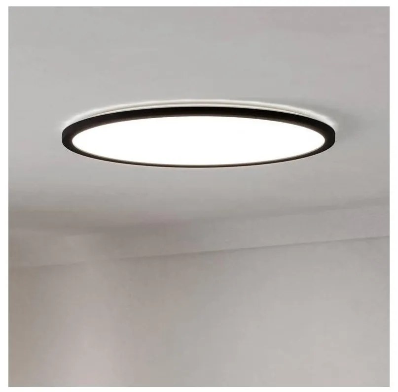 Eglo 901455-LED St. kúpeľ. svietidlo ROVITO-R 16,8W/230V pr.50cm IP44 čierna + DO