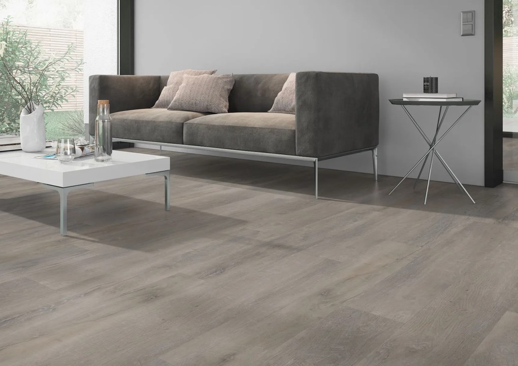 Oneflor AKCIA: Lepená podlaha cm Vinylová podlaha lepená ECO 55 056 Old Oak Greige - Lepená podlaha