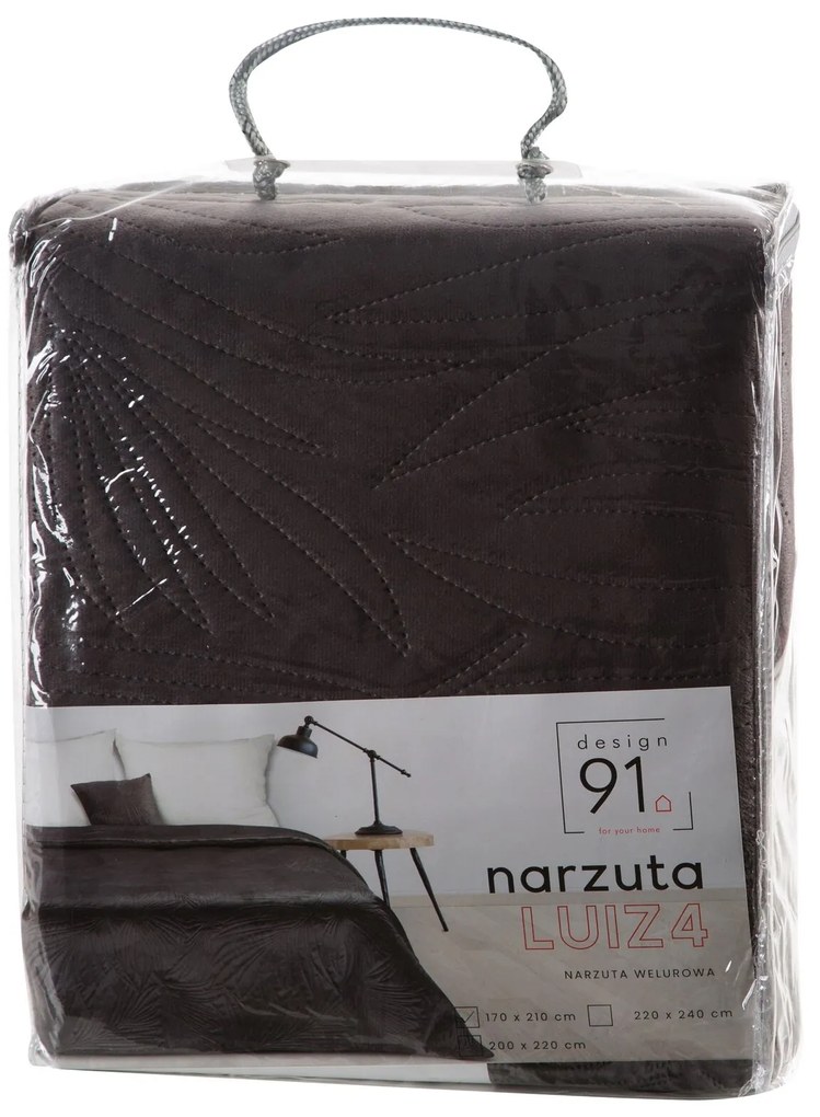 PREHOZ NA POSTEĽ LUIZ4 170X210 CM ČIERNY