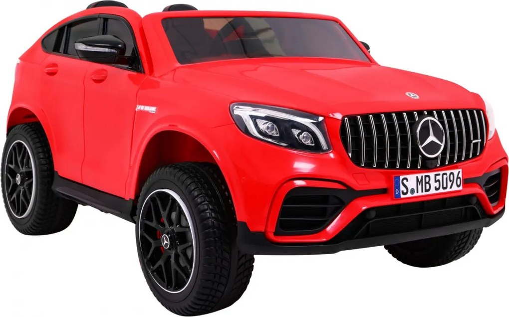 Ramiz Mercedes GLC 63S detské auto Červené SUV + pohon 4x4