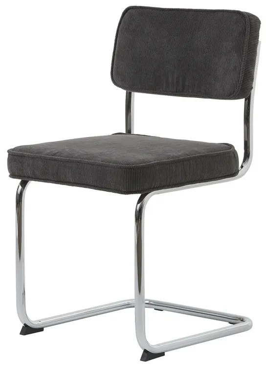Dizajnová konzolová stolička Denise sivá