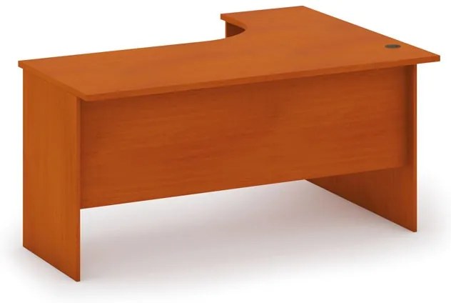 Rohový kancelársky písací stôl MIRELLI, 140x120 cm, ľavý, čerešňa