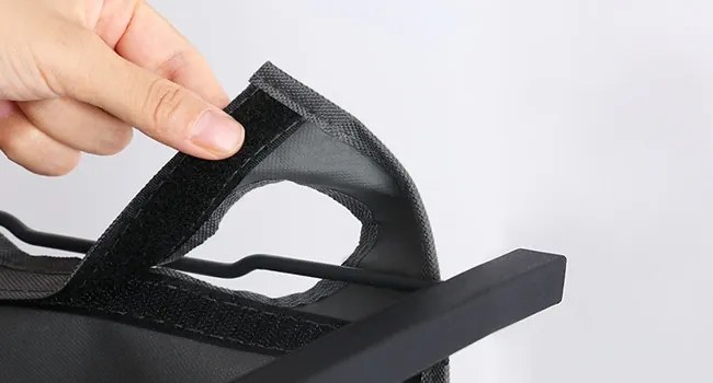 Koš na prádlo Houseland Endy 120 l šedý/černý