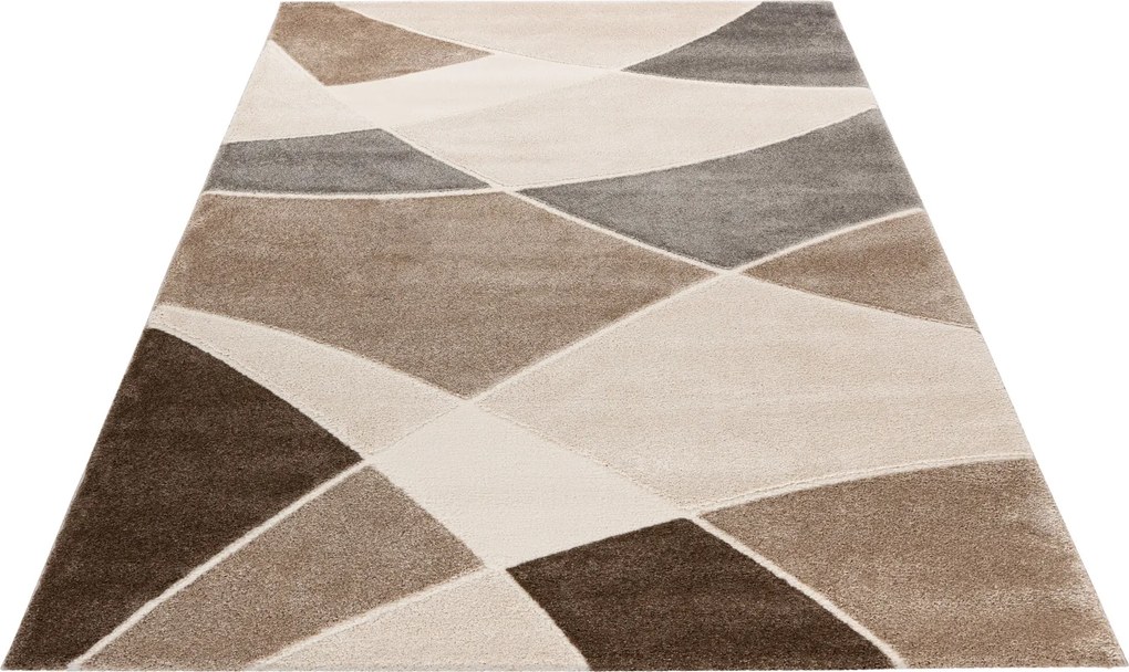 Obsession, AKCIA: 240x330 cm Kusový koberec My Frisco 282 Taupe, hnedá, obývacia izba