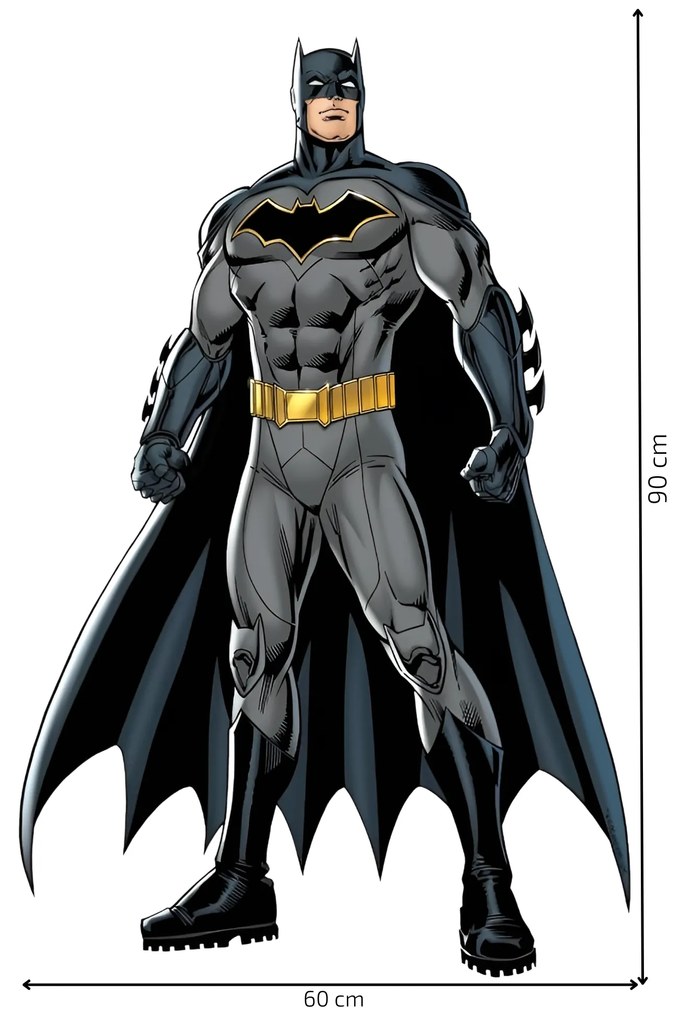 Textilná nálepka na stenu "Batman"