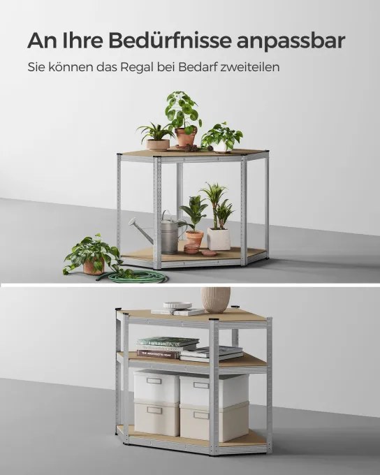 Rohový regál 90x90x180 cm GLR080E01