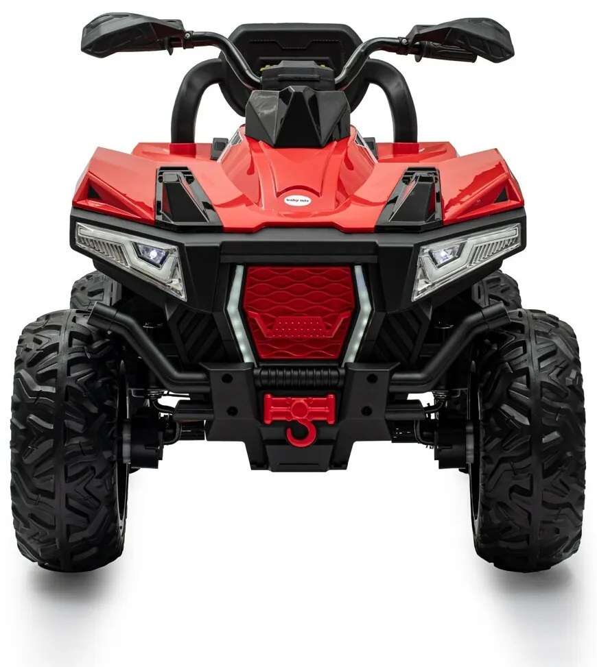Detská elektrická štvorkolka Baby Mix RAVE 4x4 červená