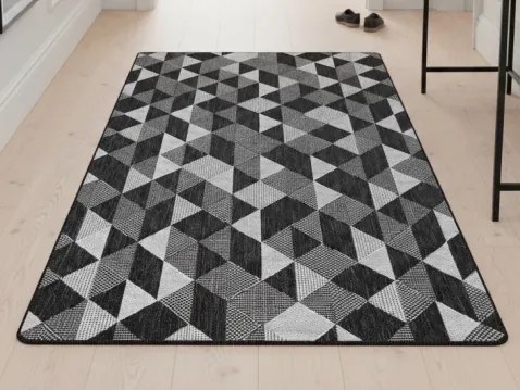 Koberec Flex 67x200 cm, šedý%