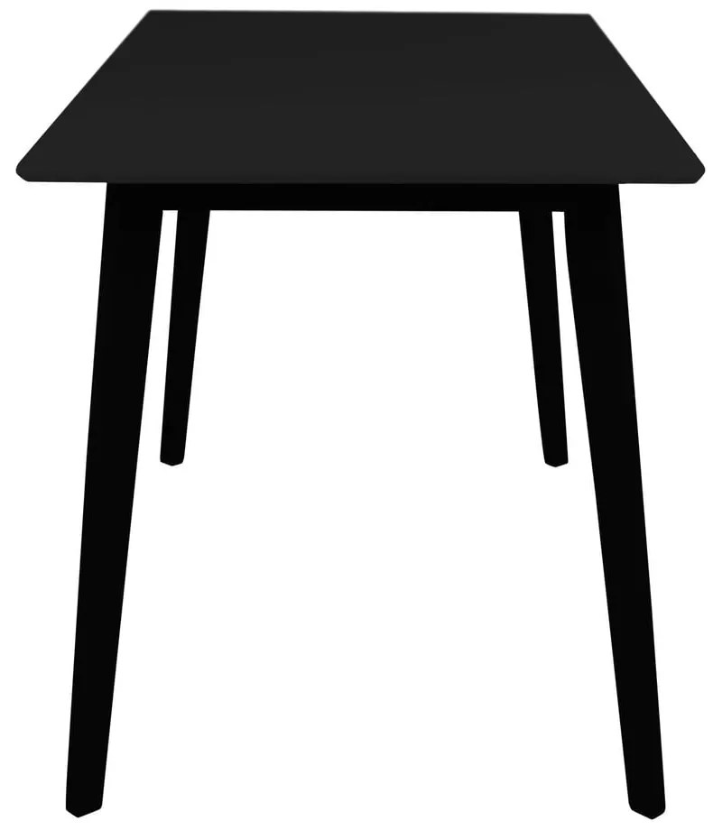 Jedálenský stôl s čiernou doskou 70x120 cm Vojens – House Nordic