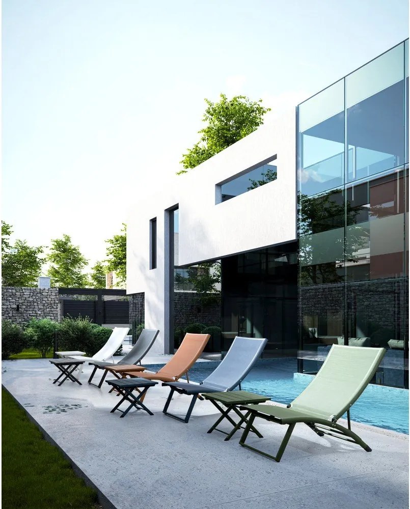 Hliníkový záhradný konferenčný stolík 43x44 cm Taylor – Bizzotto