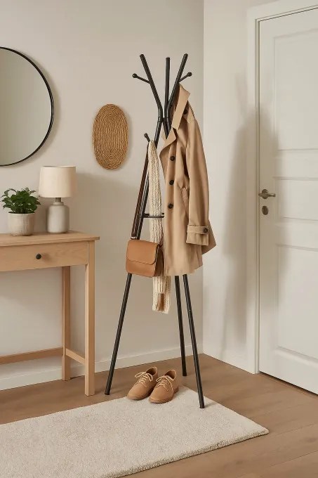 Stojanový vešiak ERIS čierny