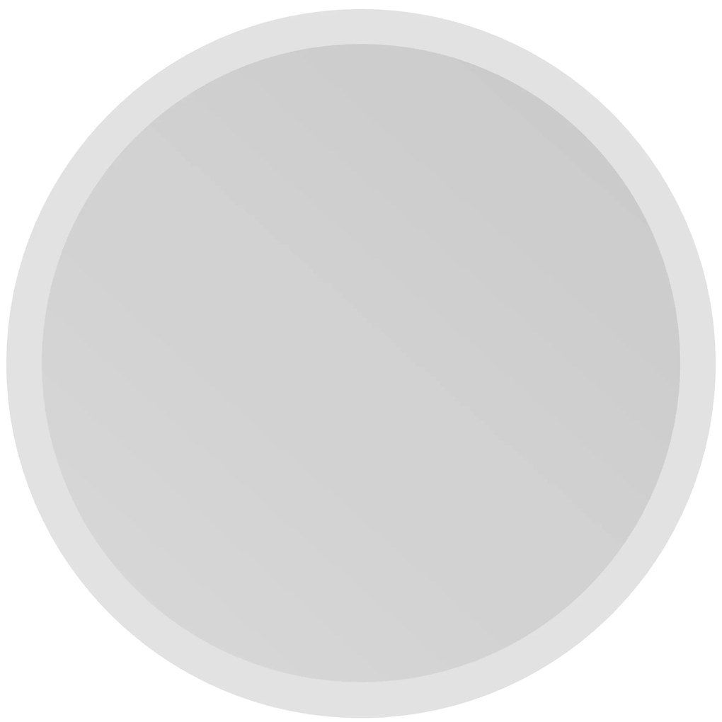 LED zrkadlo okrúhle Classico ⌀80cm teplá biela - diaľkový ovládač Farba diaľkového ovládača: Čierna