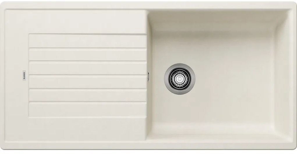 Blanco Zia XL 6 S, silgranitový drez 1000x500x190 mm, 1-komorový, biela soft, BLA-527217