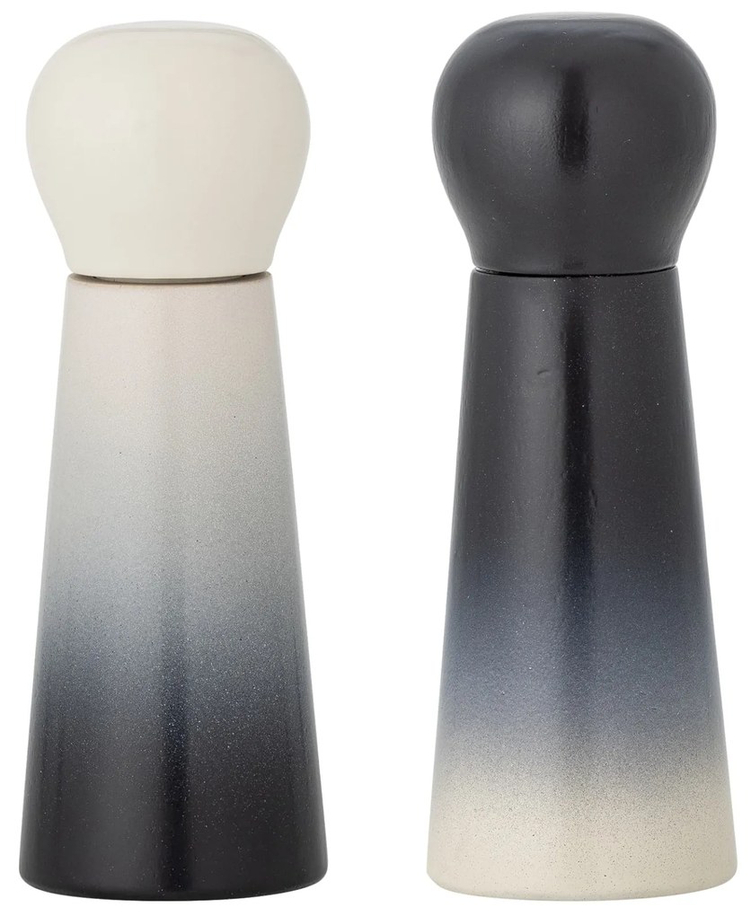 Bloomingville Mlynček na soľ a korenie Hyman Blue – sada 2 ks