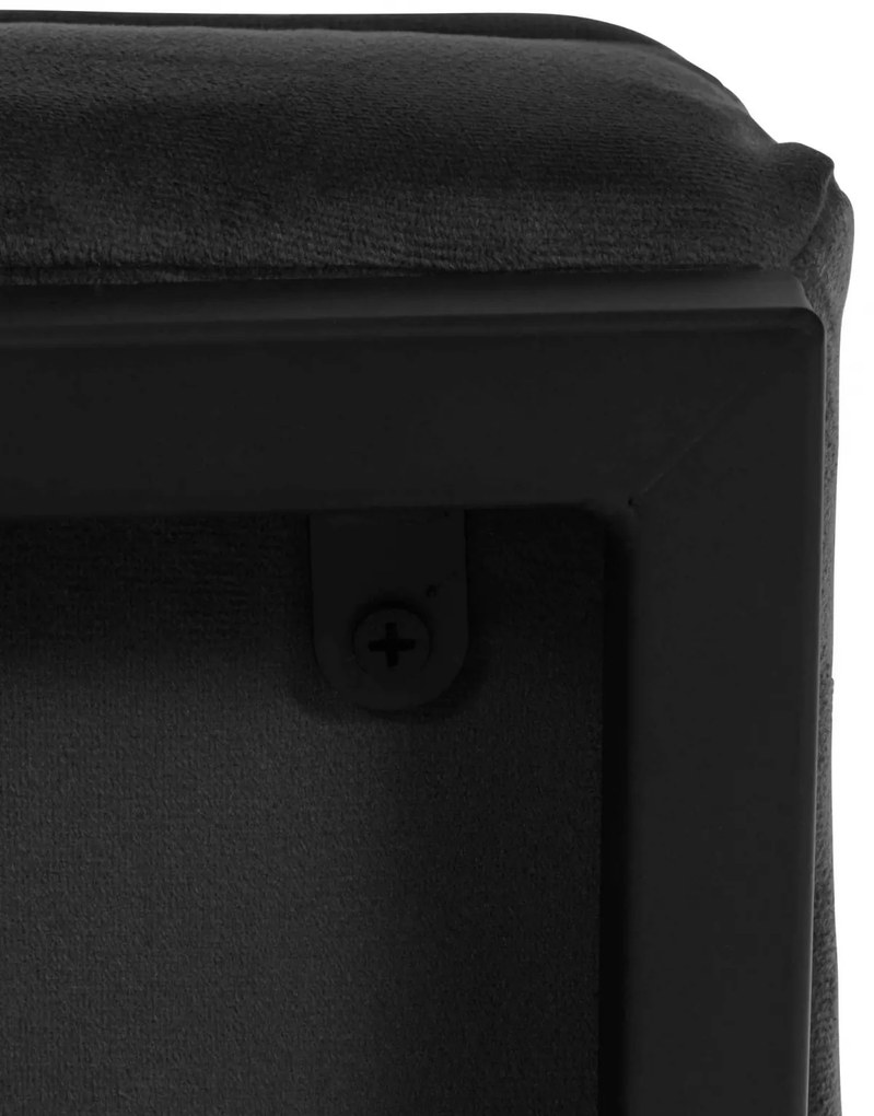 Design-Shop Kreslo Avon lounger - zamat - Čierna