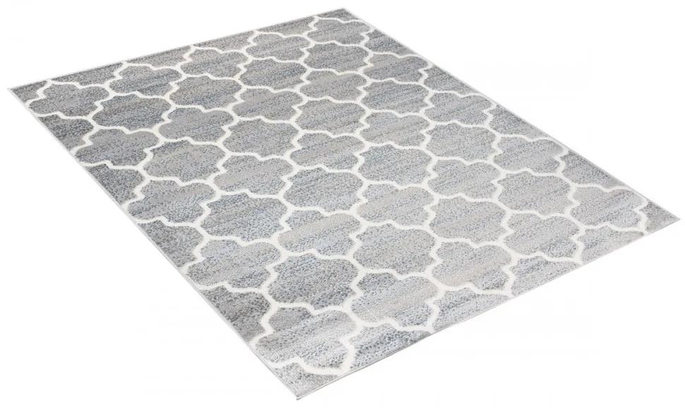 Kusový koberec PP Avera sivomodrý 140x200cm