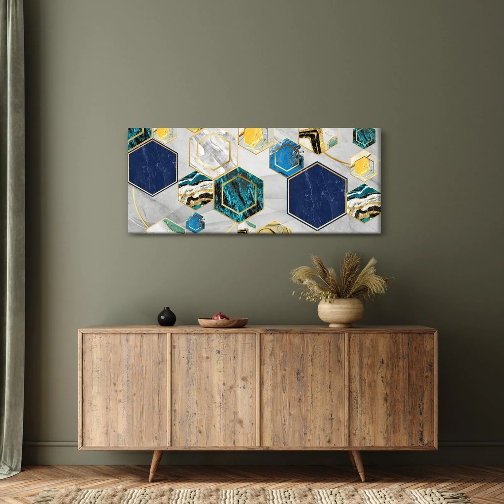 Obraz - Mramorová kompozícia (120x50 cm)