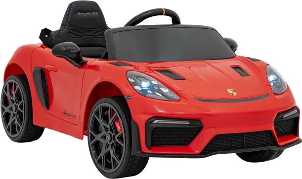 Elektrické autíčko Porsche Spyder RS 718 MP4 červené