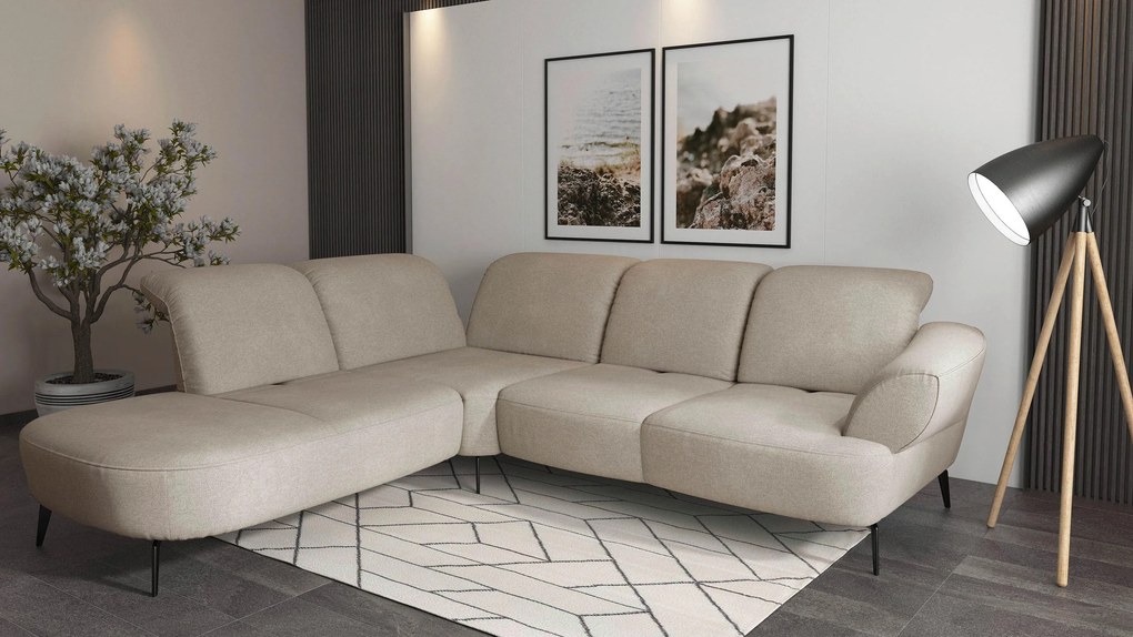 XXXLutz ROHOVÁ SEDAČKA, textil, béžová Sit & More - Sedačky - 00014401321Z