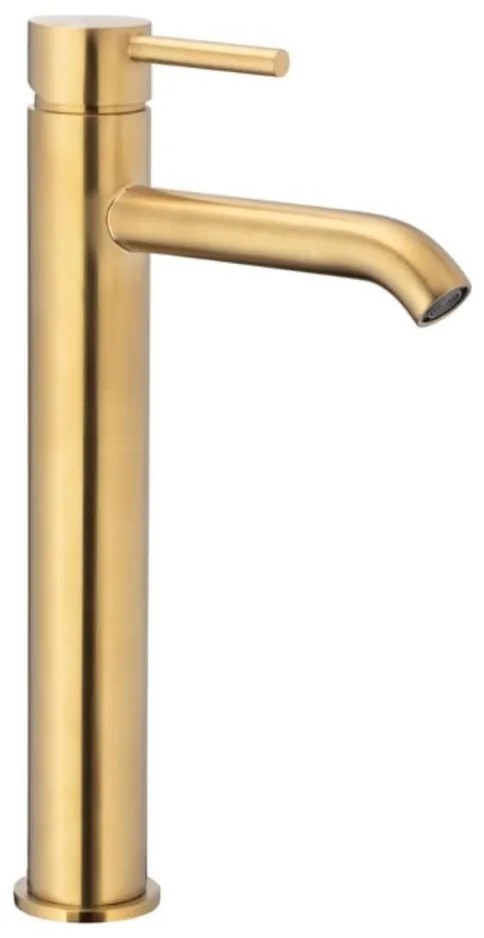 KFA Armatura 5032-612-31 - Umývadlová batéria + výpust MOZA 33 cm zlatá