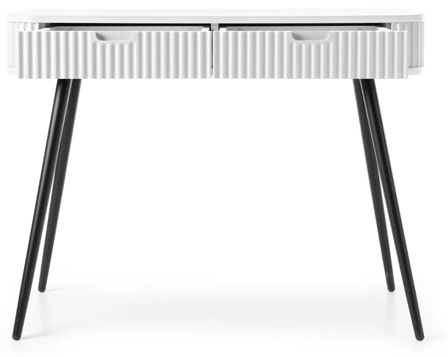 KONZOLA BELLISSA BIELA + ČIERNE NOHY