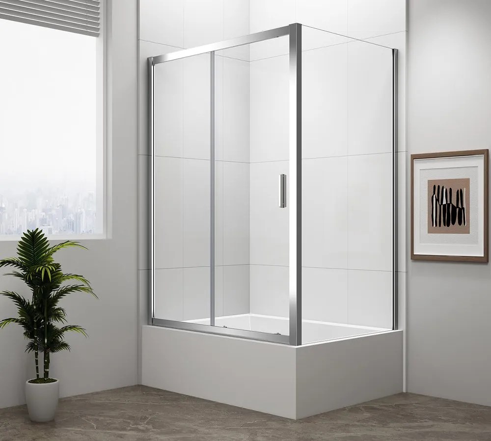 Polysan Polysan, DEEP sprchové dvere posuvné 1300x1500mm, číre sklo, MD1315