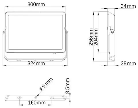 Philips - LED Vonkajší reflektor PROJECTLINE LED/100W/230V IP65 4000K