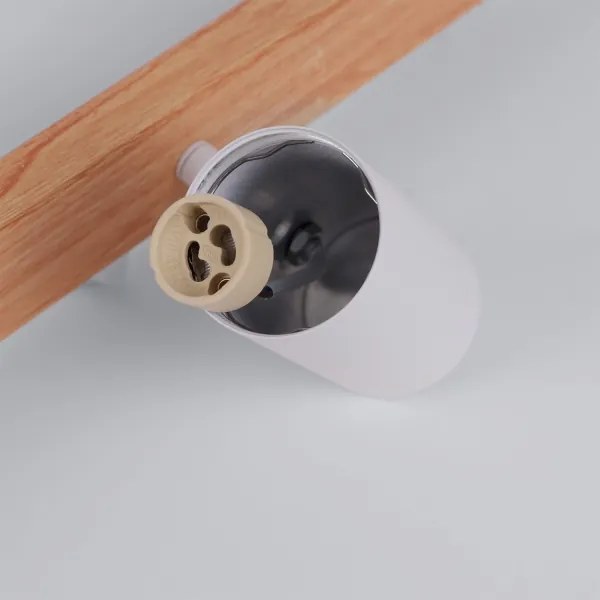 Brilagi - Závesný luster SELE 6xGU10/30W/230V biela/dubový dekor