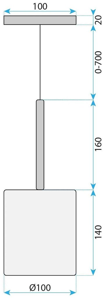Toolight Toolight, stropné svietidlo 1xG4, APP1702-1CP GREY B, šedé sklo, OSW-04310