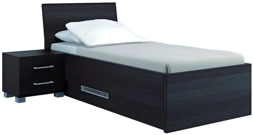 Wood Service Jednolôžko Lenka s úložným priestorom 90 x 200