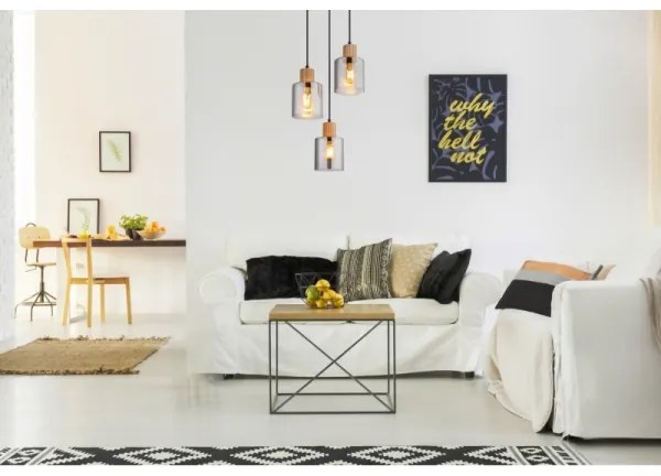 Globo 15768-3H - Závesný luster na lane ALEIDIS 3xE27/25W/230V priemer 30 cm