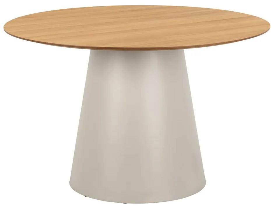 Okrúhly jedálenský stôl s doskou v dubovom dekore ø 120 cm Soli – Actona