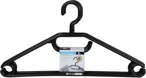 Súprava ramienok (8 ks) čierna%