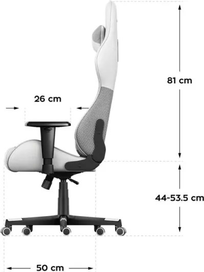 Herná stolička Force 6.2 White Mesh