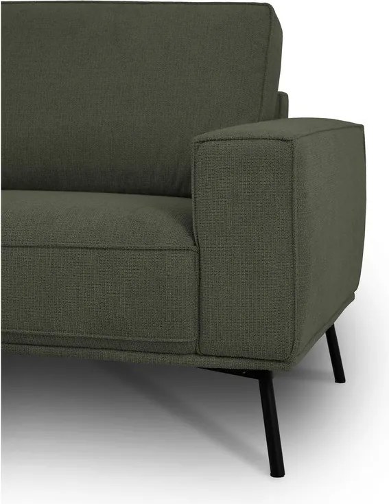 Tmavozelená ženilková rohová pohovka (ľavý roh/do L) Amsterdam – Scandic