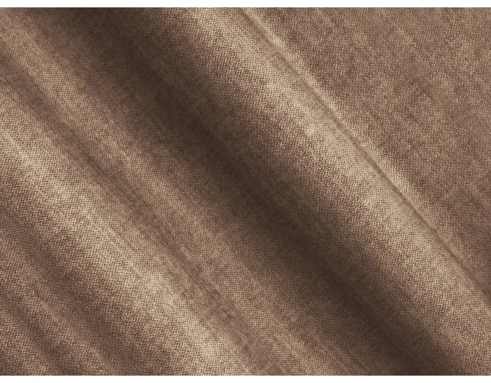 Hnedá zamatová rohová pohovka Loretto – Cosmopolitan Design