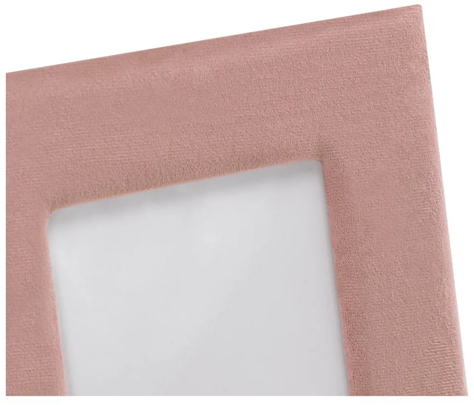 Ružový plastový stojací rámček 21x26 cm Velvo – Restilo