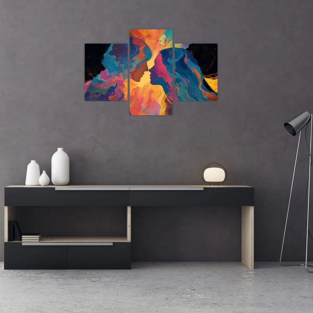 Obraz - Vesmírna láska (90x60 cm)