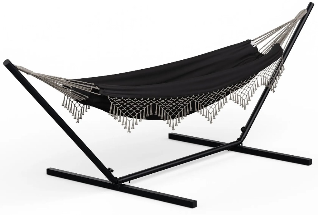 SwayStation Boho hojdacia sieť, 320 x 116 cm, odolná proti poveternostným vplyvom, odolná proti hrdzi
