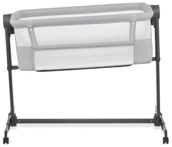 KINDERKRAFT - Detská postieľka NESTE UP2 svetlosivá