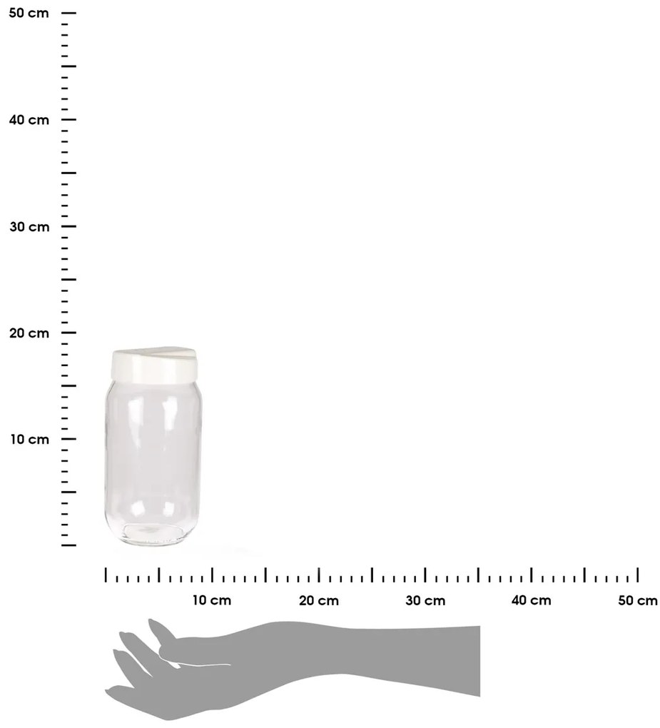 Sklenená nádoba na potraviny Harry White 1000ml