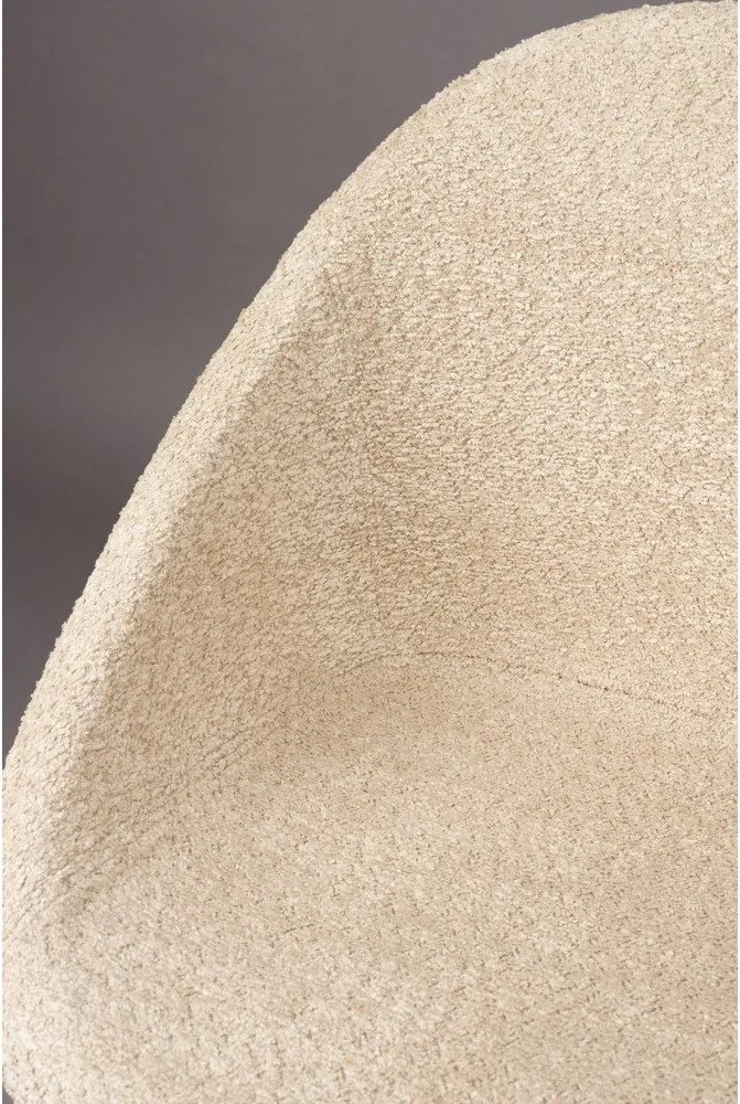 Béžové čalúnené jedálenské kreslo Fenna – Dutchbone