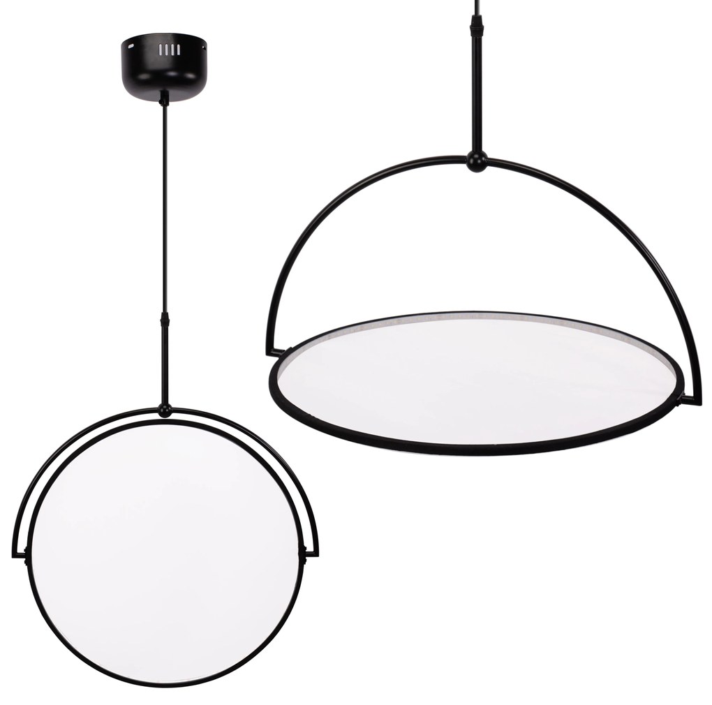 Toolight Toolight, LED stropné svietidlo 50cm APP1427-C, čierna, OSW-06642